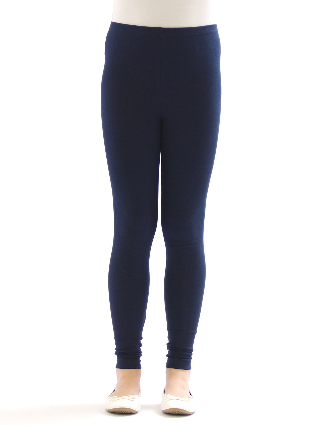 Leggings Longs Unisex En Coton Léger Pour Enfants Multicolores - Picture 24 of 41